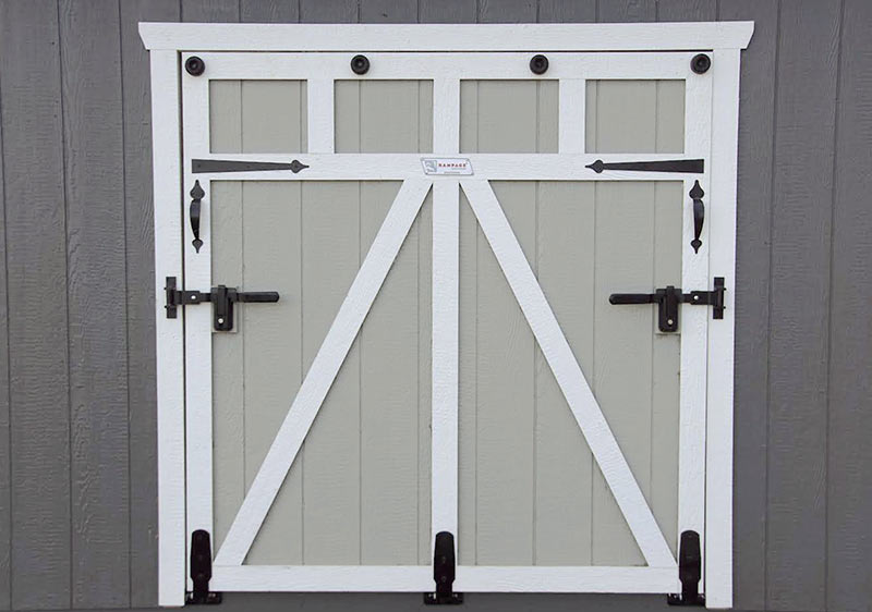 Front View Ramp and Door in one - Rampage Door System